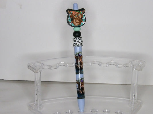 Beaded & UV DTF Wrapped Pens – Handmade in the USA