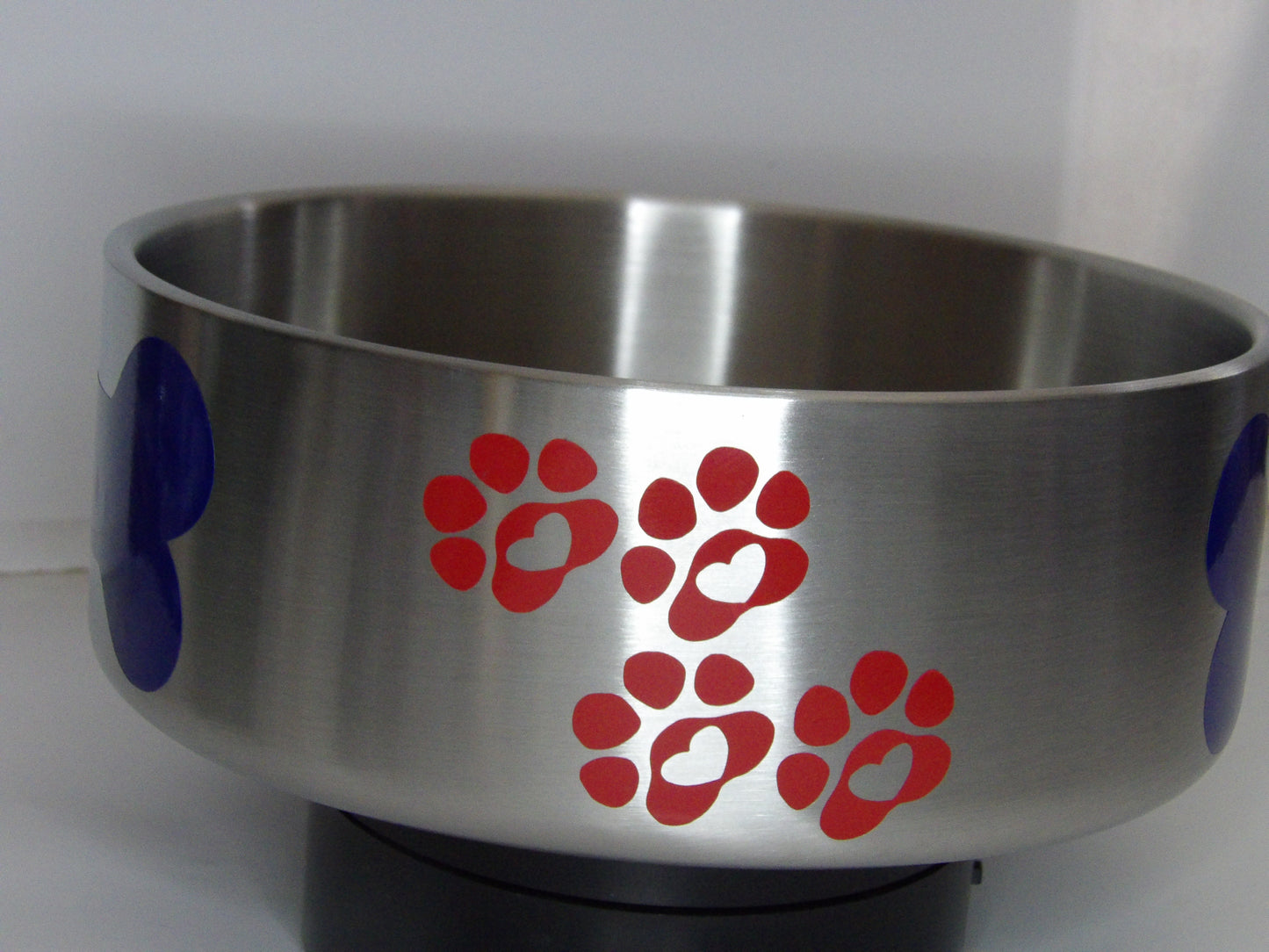64 oz Stainless Steel Dog Bowl – Handmade Personalized Pet Feeding Bowl