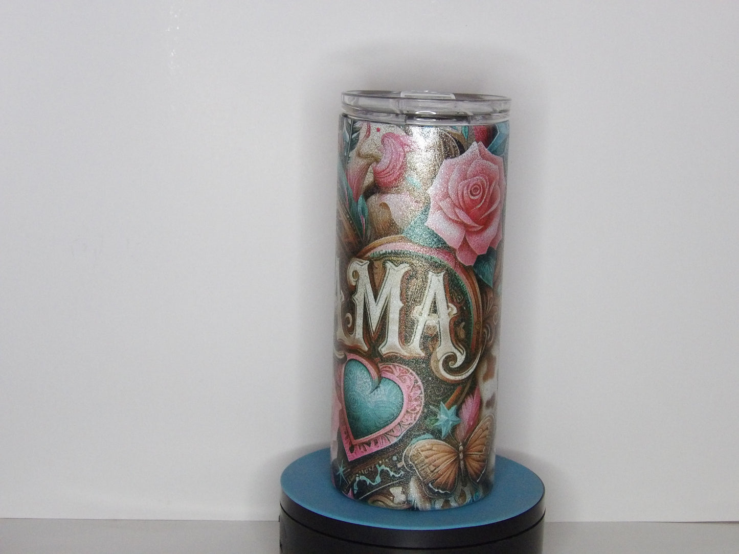 Glitter Sublimation Tumbler | Handmade & Custom Drinkware