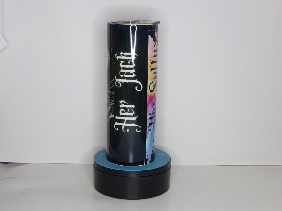 Spooky and True Crime 20 oz Handmade Stainless Steel Tumbler