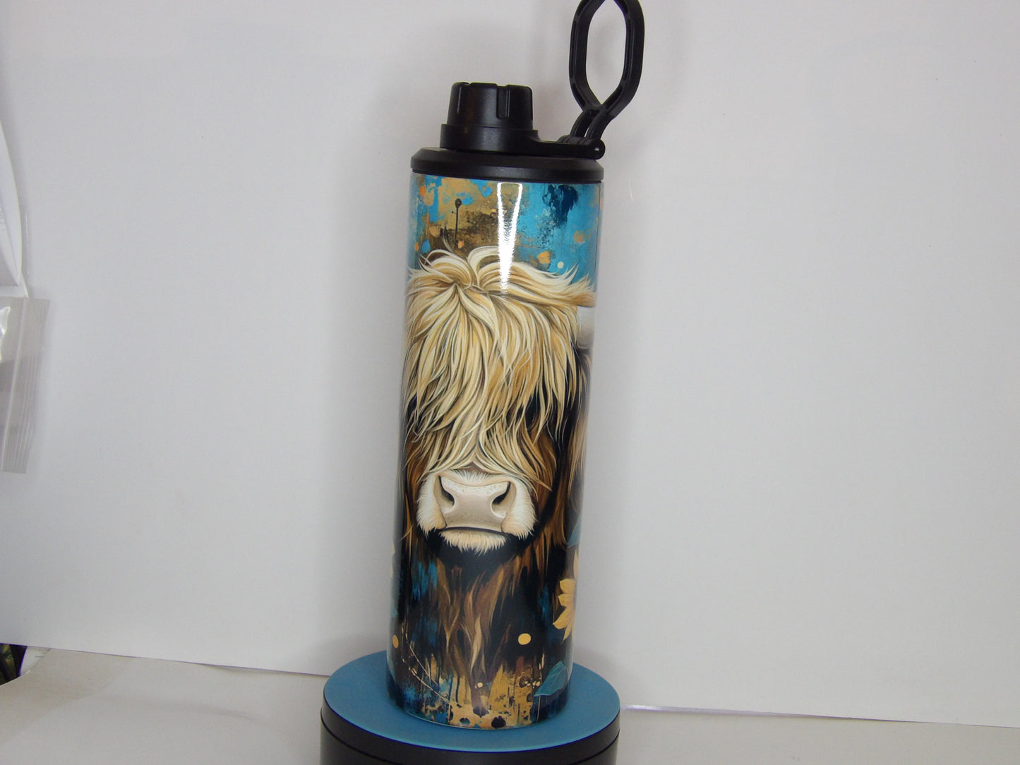 Water Bottle Tumbler 20 oz– Insulated Drink Bottle with Lid | Handmade Stainless Steel Travel Bottle
