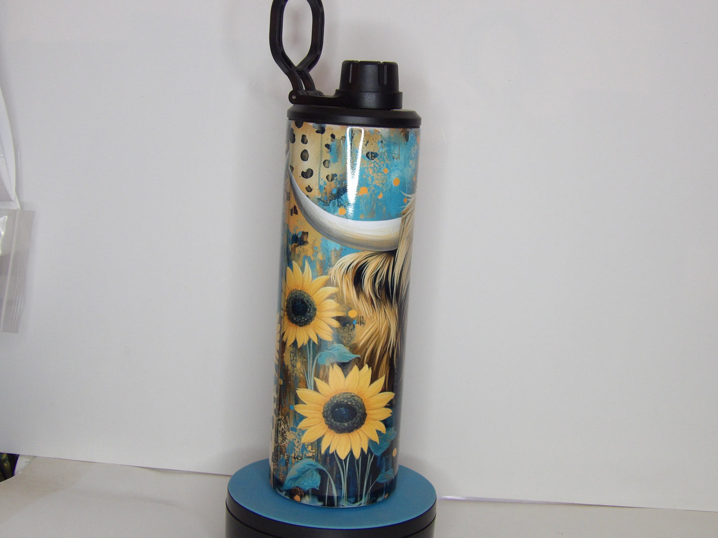 Water Bottle Tumbler 20 oz– Insulated Drink Bottle with Lid | Handmade Stainless Steel Travel Bottle