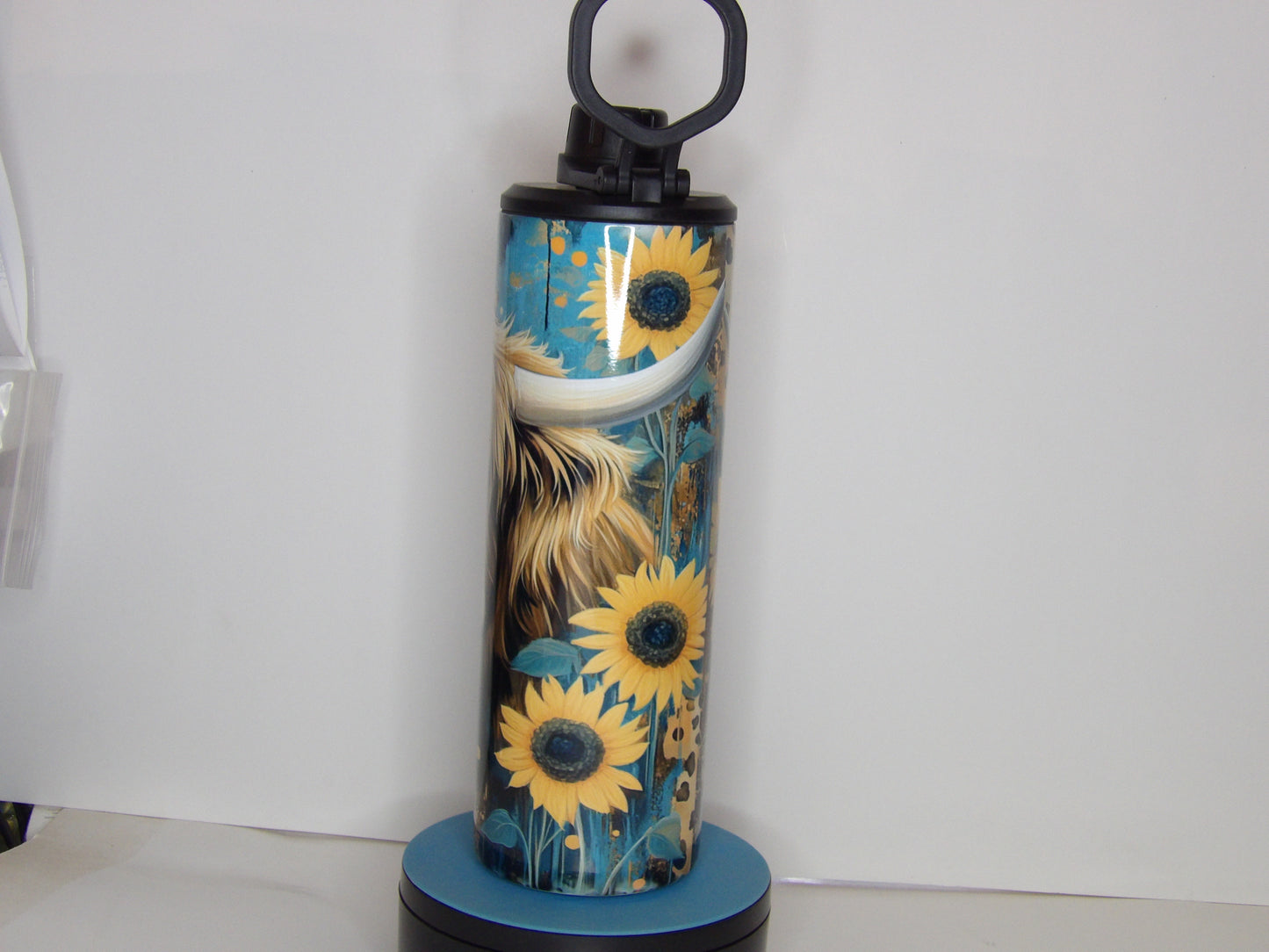 Water Bottle Tumbler 20 oz– Insulated Drink Bottle with Lid | Handmade Stainless Steel Travel Bottle