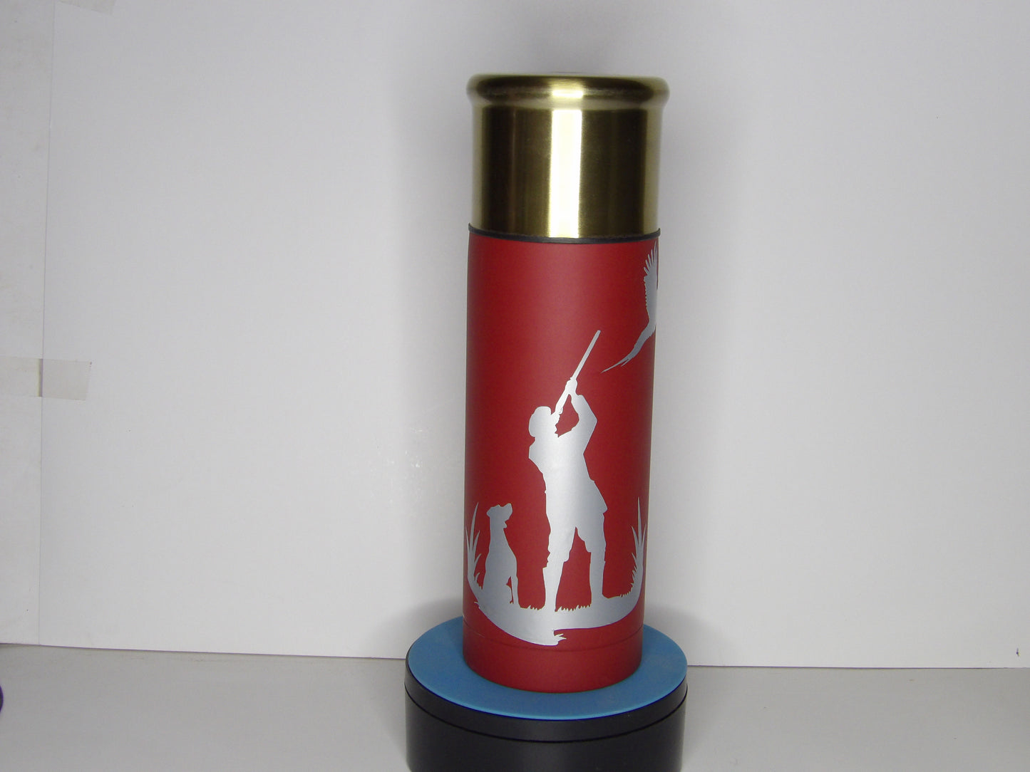 Shotgun Shell Thermos – Handmade Stainless Steel Travel Bottle