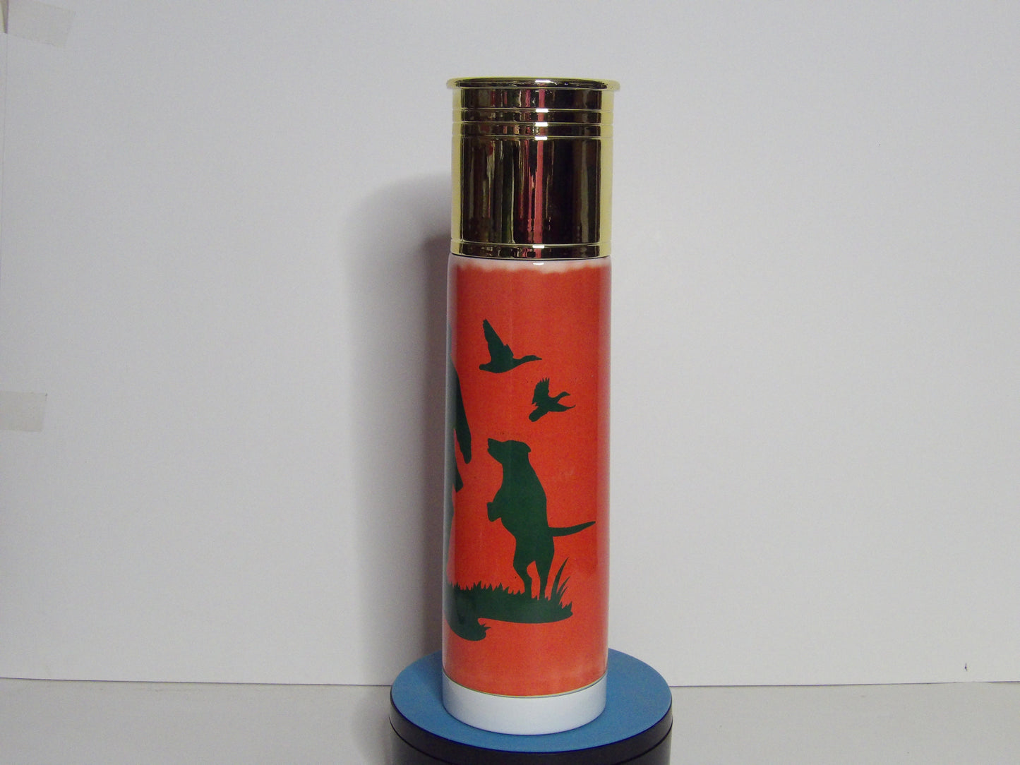 17oz Hunter Silhouette Thermos with Gold Lid – Made in the USA