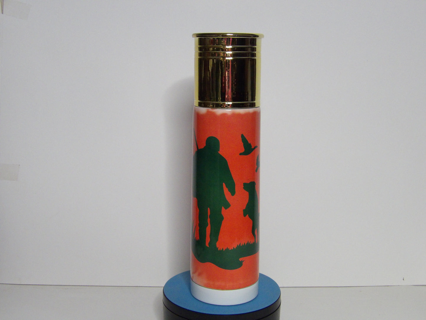 17oz Hunter Silhouette Thermos with Gold Lid – Made in the USA