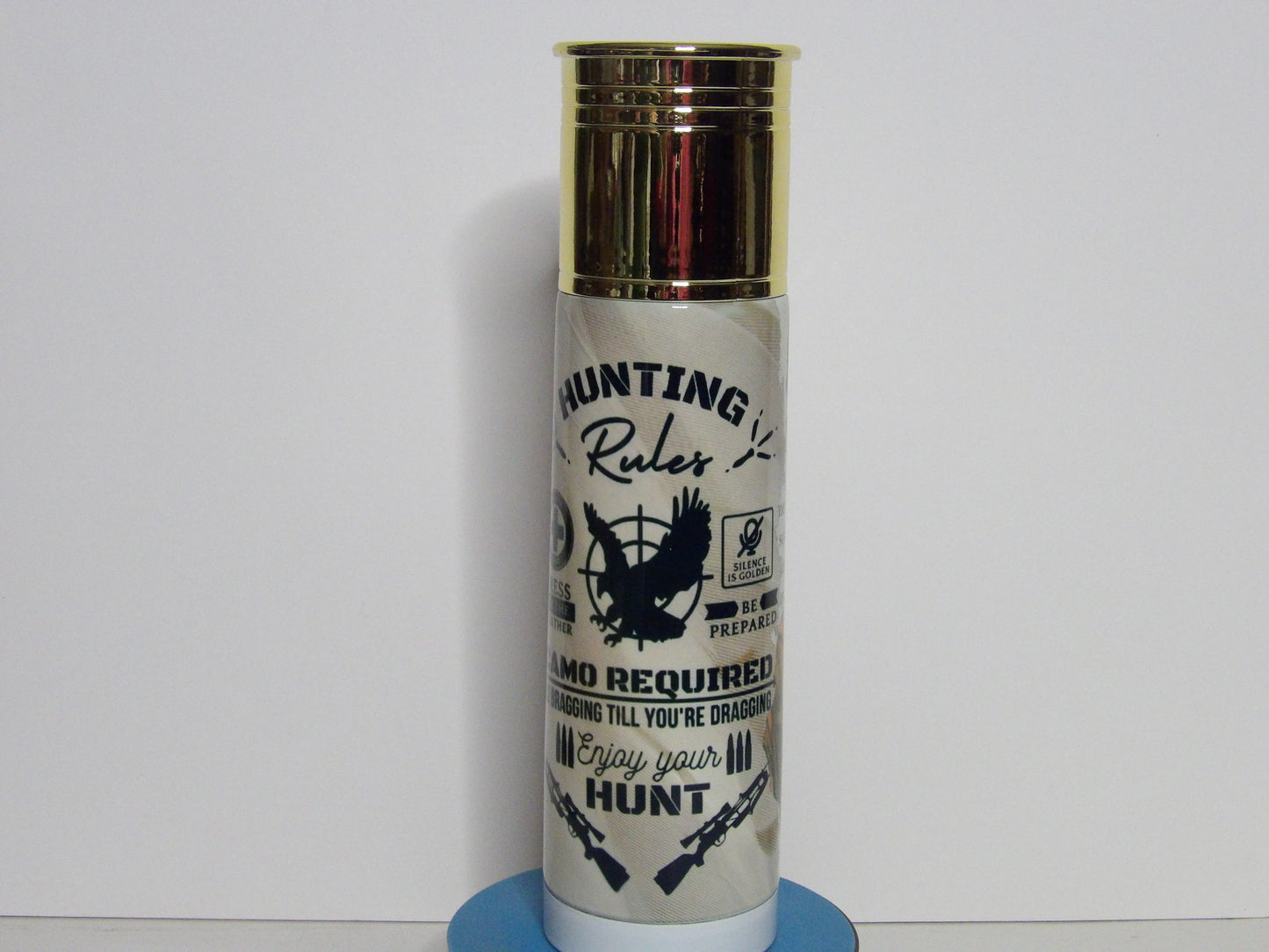 17 oz Thermos – "Hunting Rules" Shotgun Shell Thermos