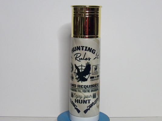 17 oz Thermos – "Hunting Rules" Shotgun Shell Thermos