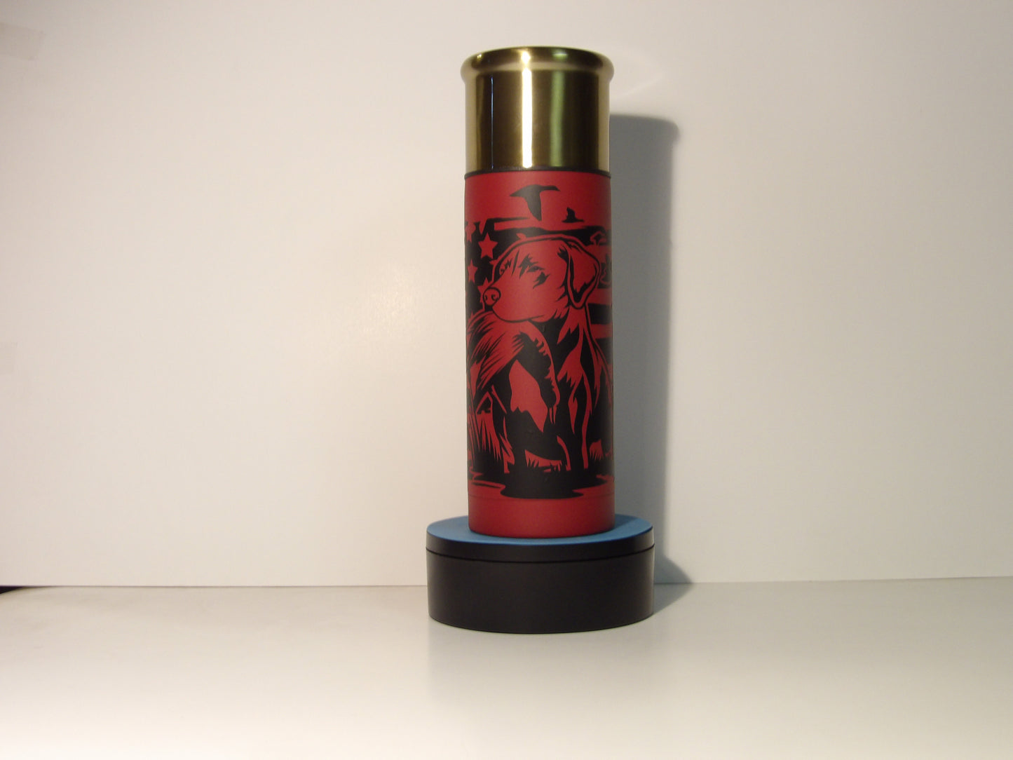 Patriotic Hunting Dog Thermos – 17oz Stainless Steel Hot & Cold Flask