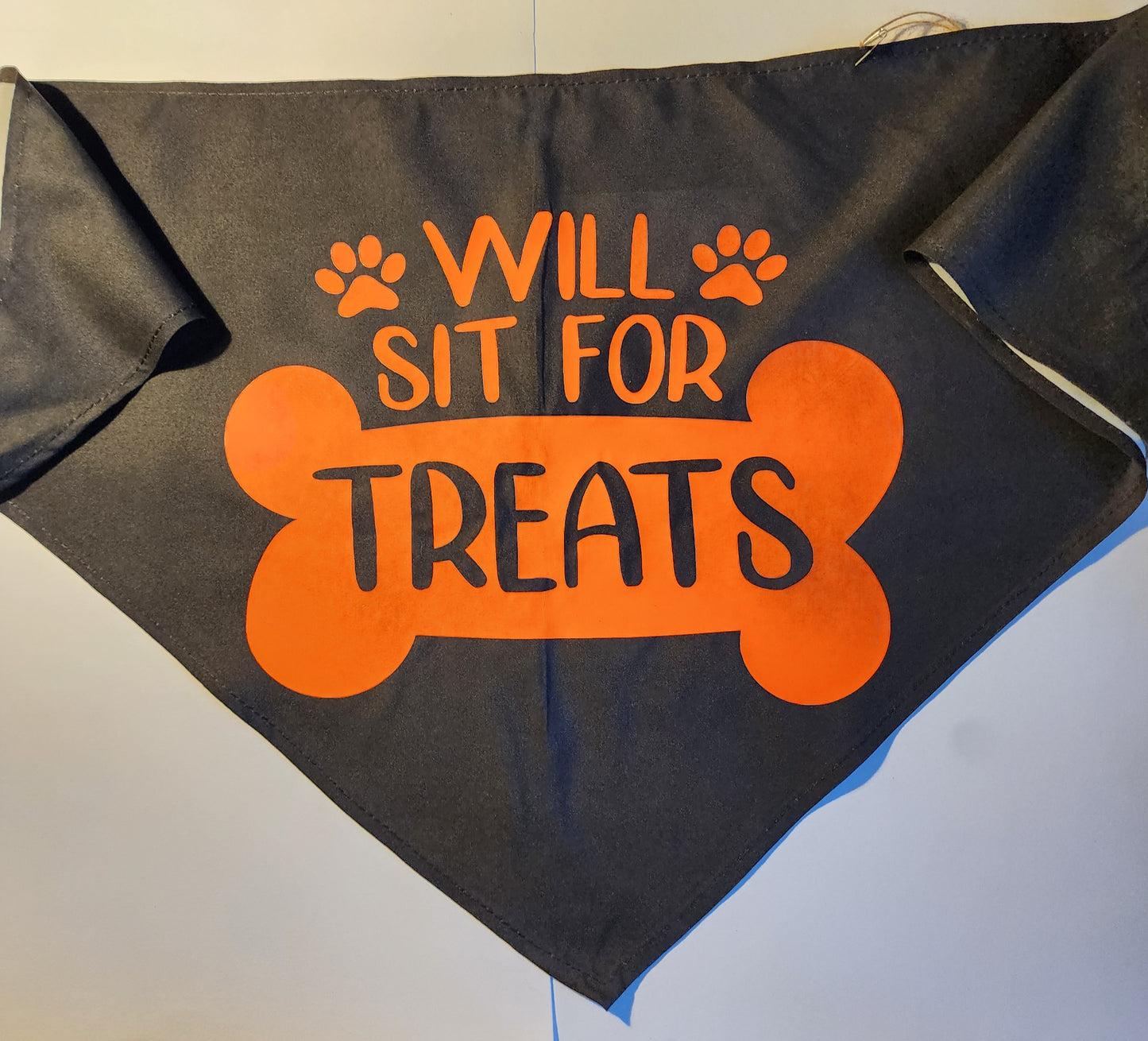 🐾 Large Dog Bandana – Fits 20" to 31" Necks, Handmade in the USA, Customizable