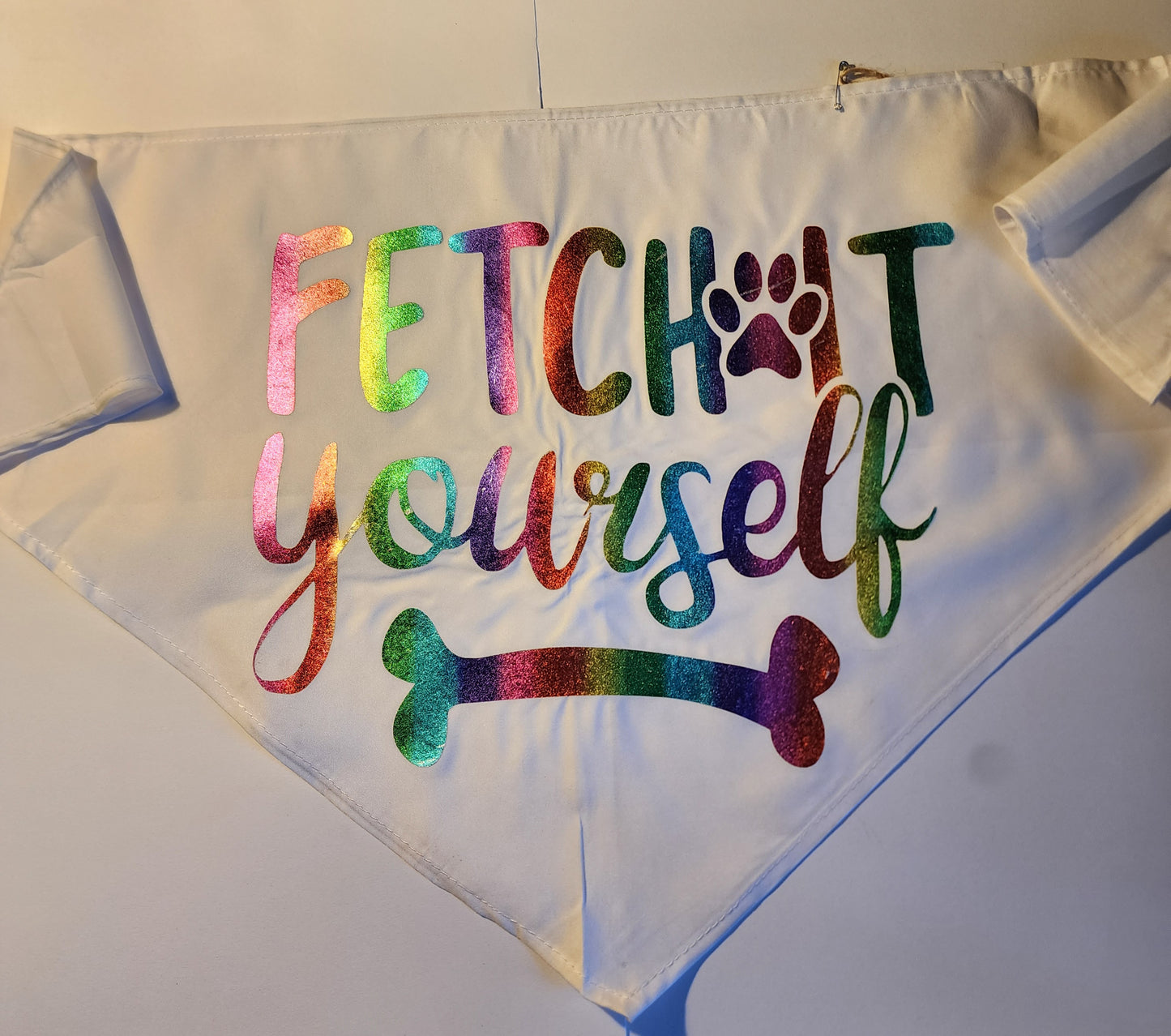 🐾 Large Dog Bandana – Fits 20" to 31" Necks, Handmade in the USA, Customizable