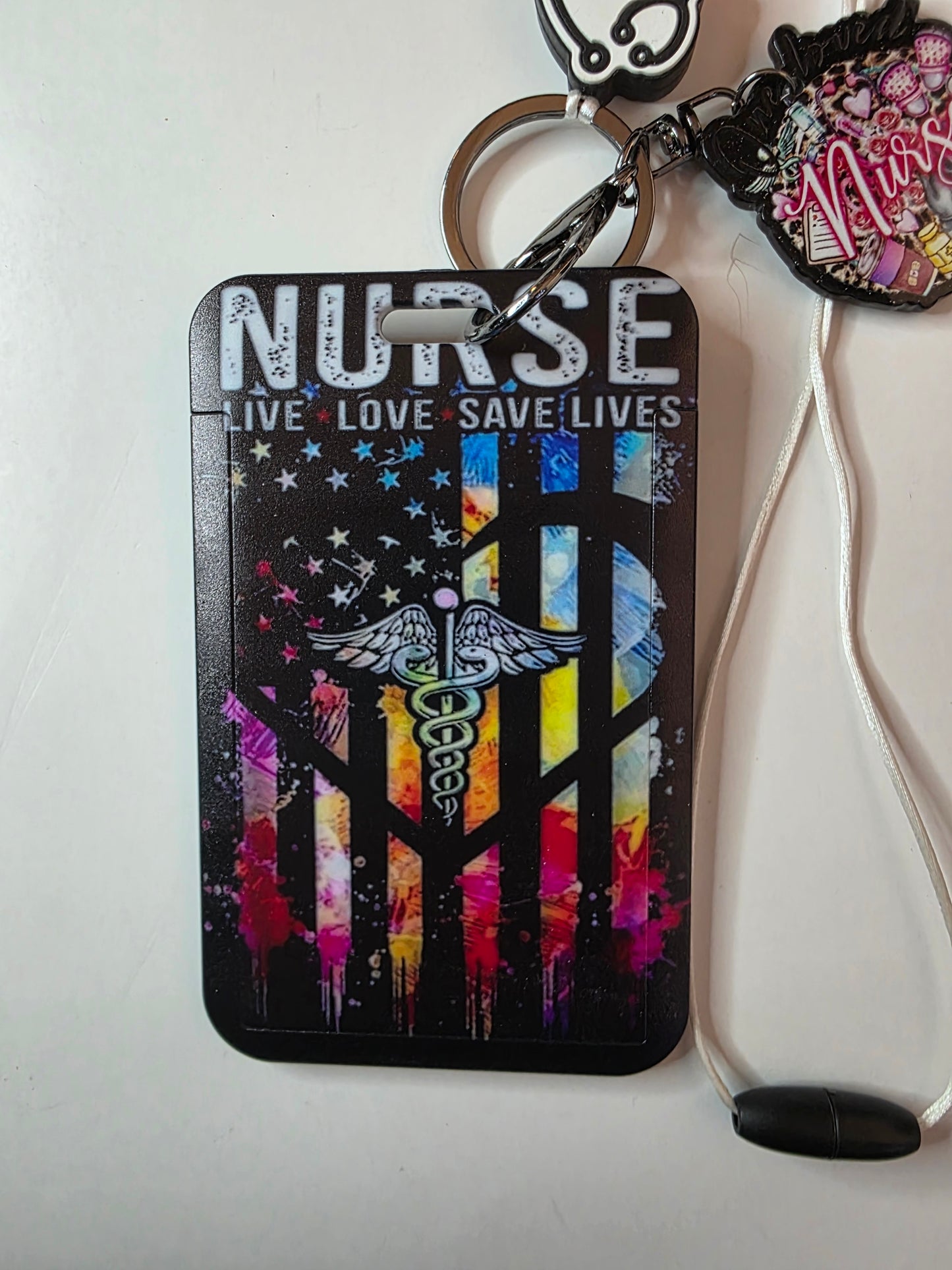 Handmade Beaded Lanyards with Themed Badge Holders