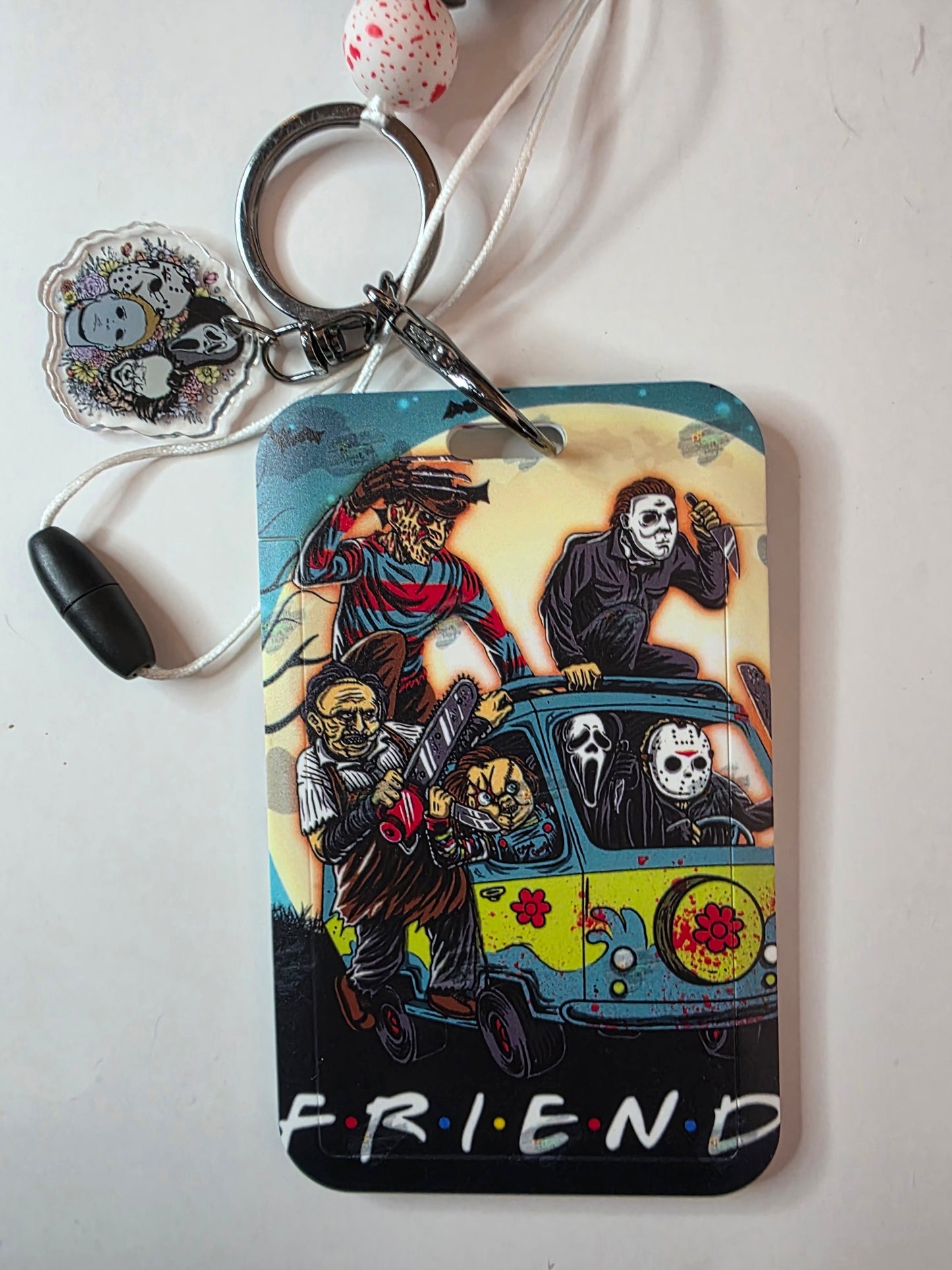 Handmade Beaded Lanyards with Themed Badge Holders