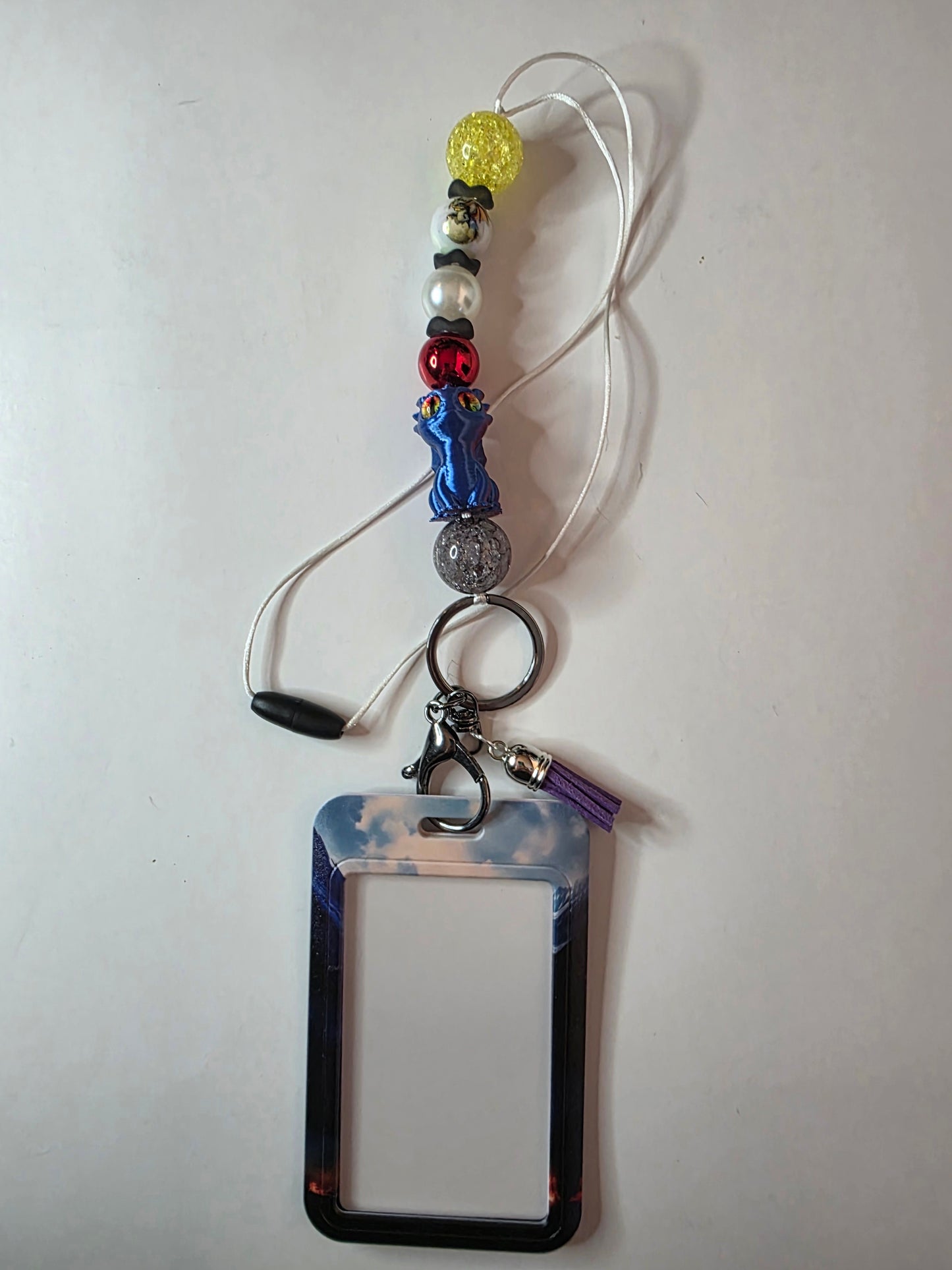 Handmade Beaded Lanyards with Themed Badge Holders