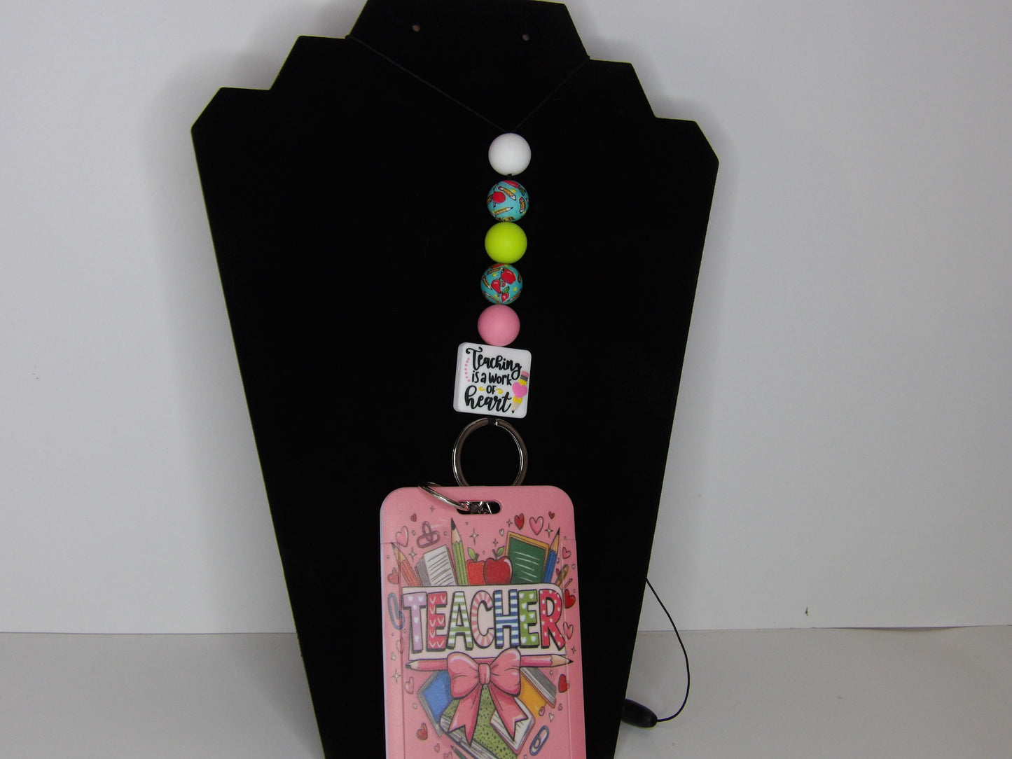 Handmade Beaded Lanyards with Themed Badge Holders