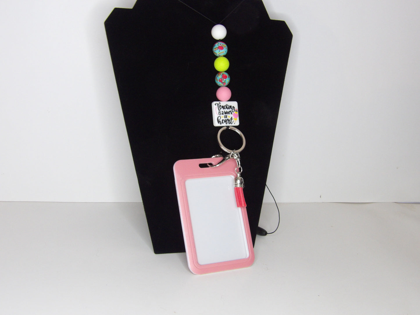 Handmade Beaded Lanyards with Themed Badge Holders