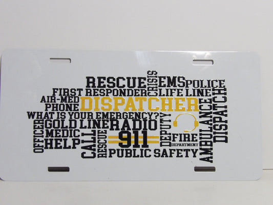 Custom UV DTF Wrapped License Plates