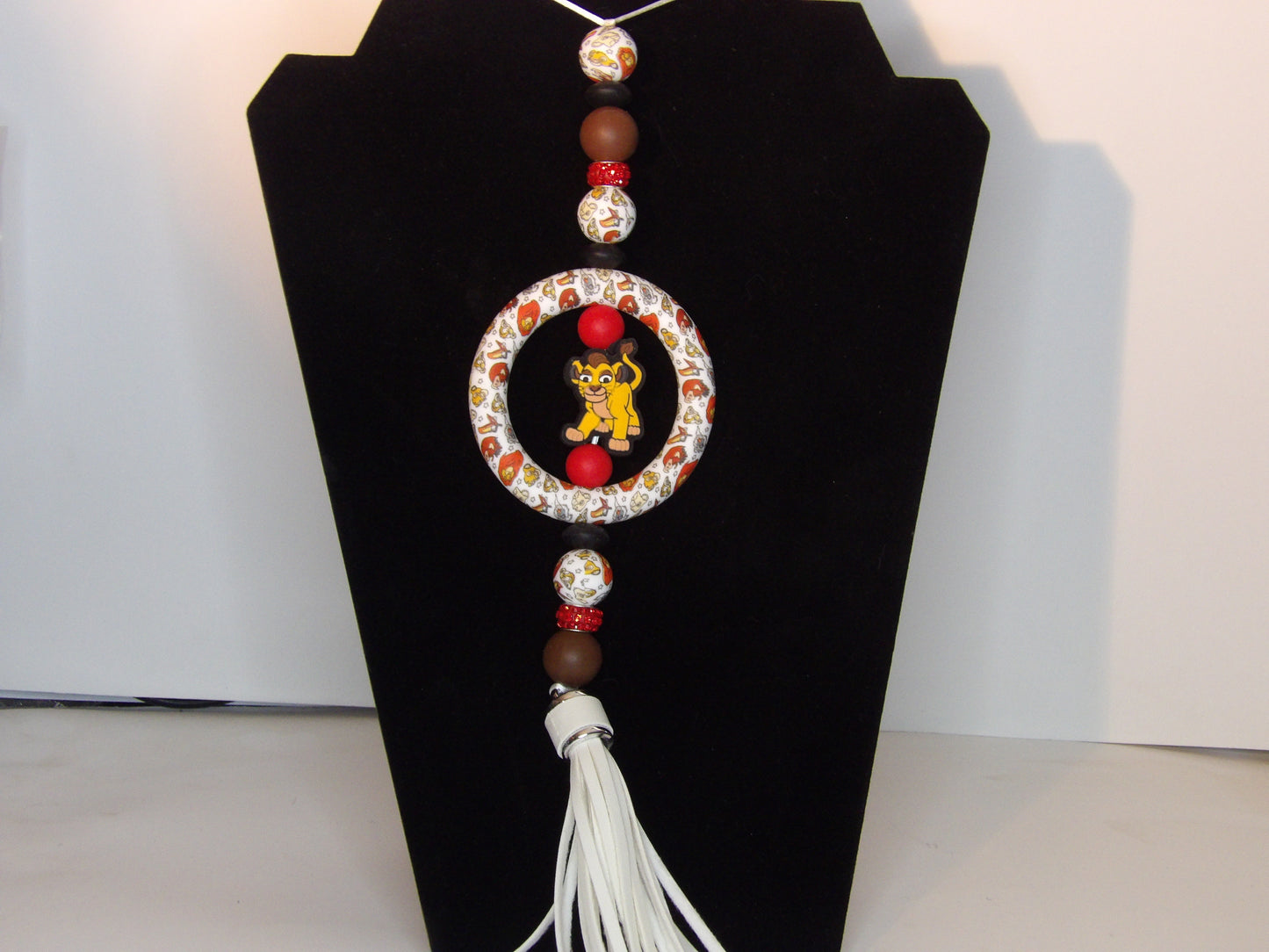 🚗 Beaded Car Charms with Long Tassel – Handmade, Customizable & Made in the USA