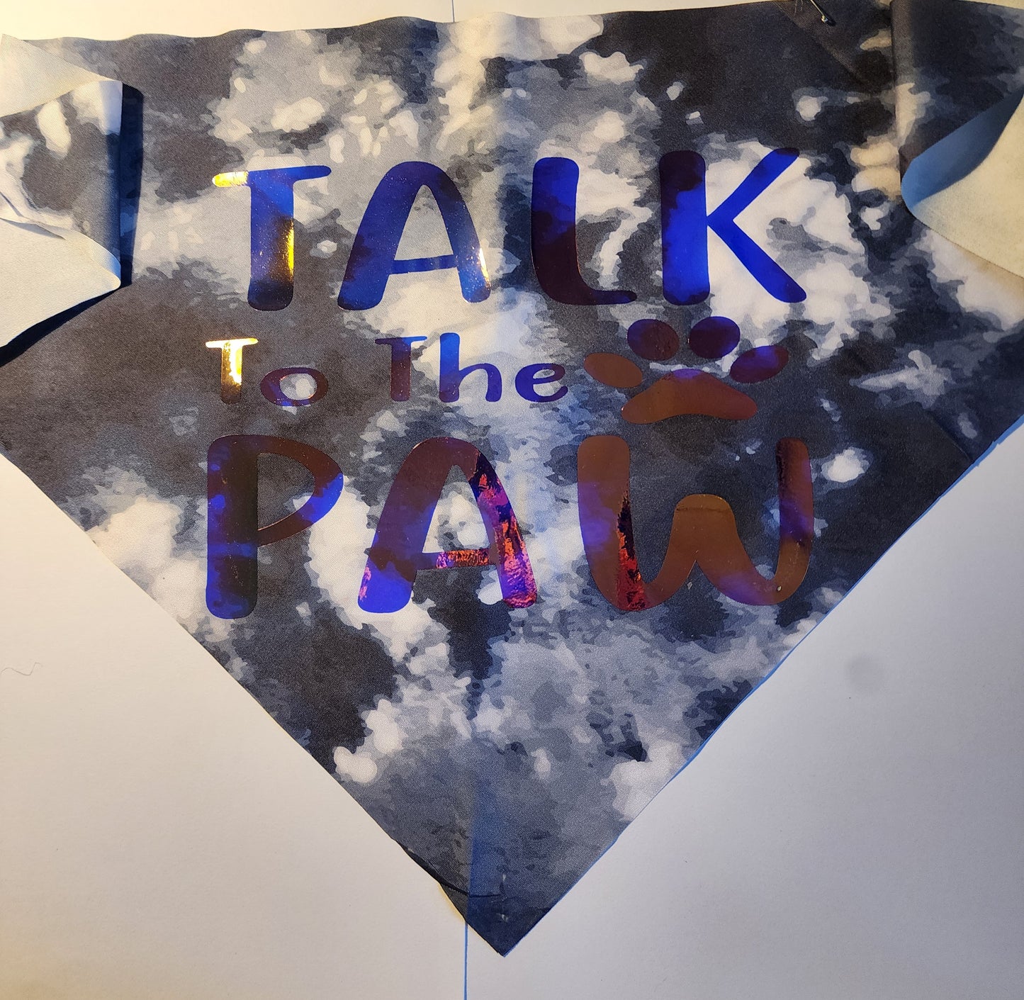 🐶 Handmade Dog Bandana (Medium)– Fits Up to 20” Neck, Customizable & Made in the USA