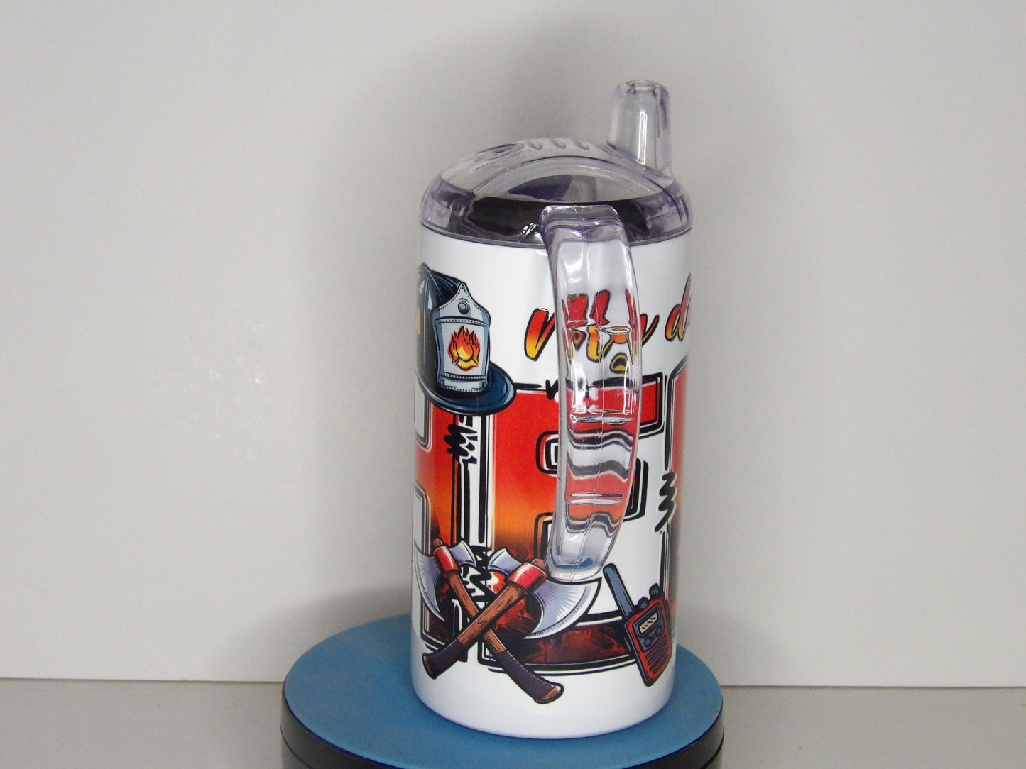 Purple 22-🔥 “My Daddy is My Hero” Sippy Cup (Firefighter Design)