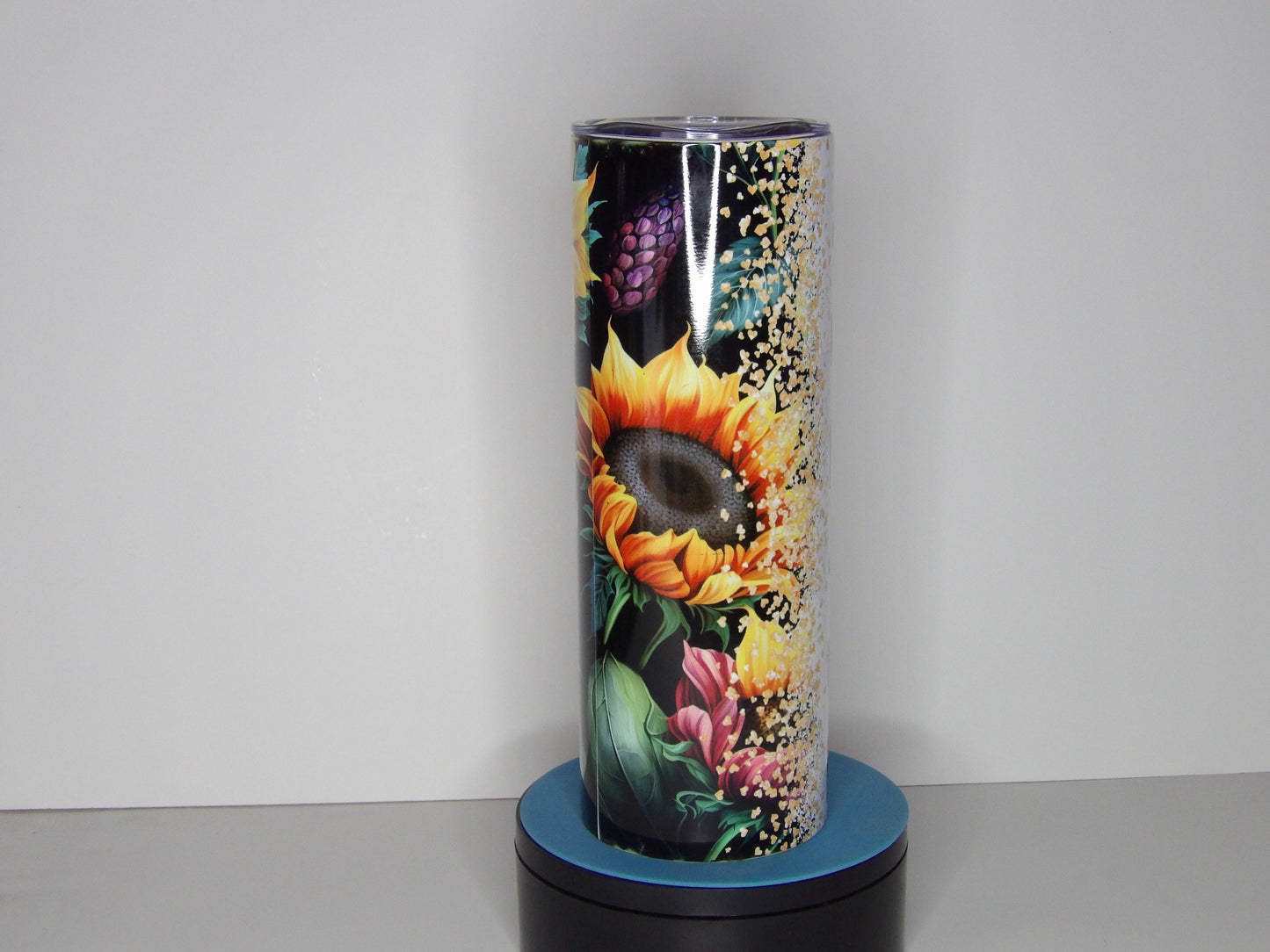 Purple 17-Nana Sunflower 20oz Stainless Steel Tumbler – Vibrant Floral Design