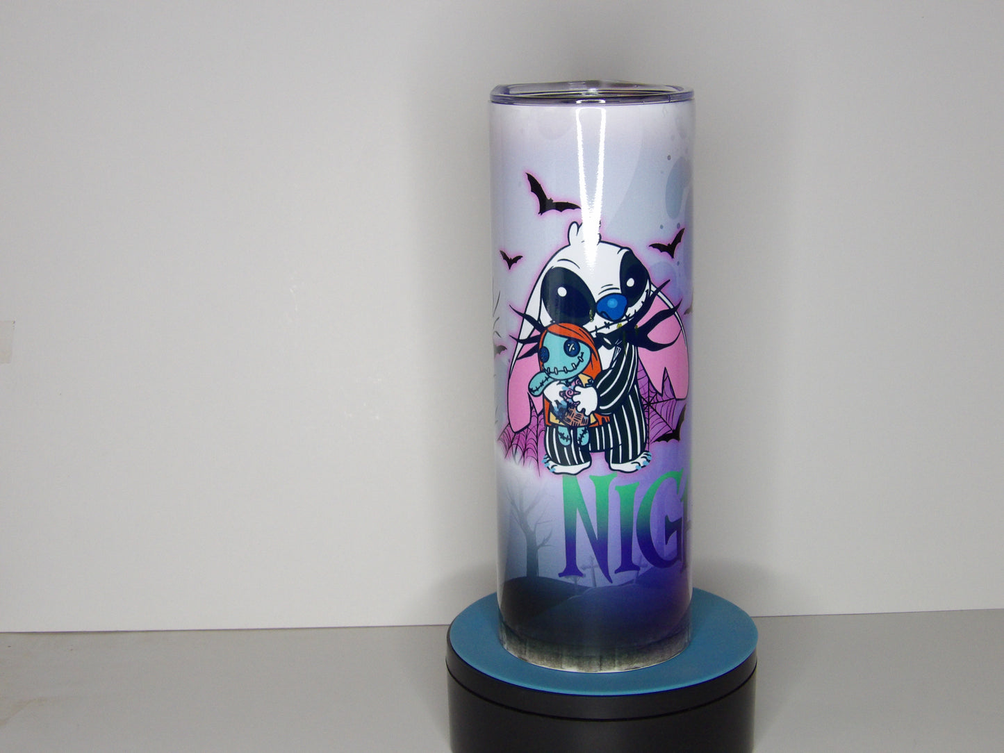 Yellow 31-Nightmare Stitch 20oz Tumbler – Halloween Vibes Meets Adorable Chaos