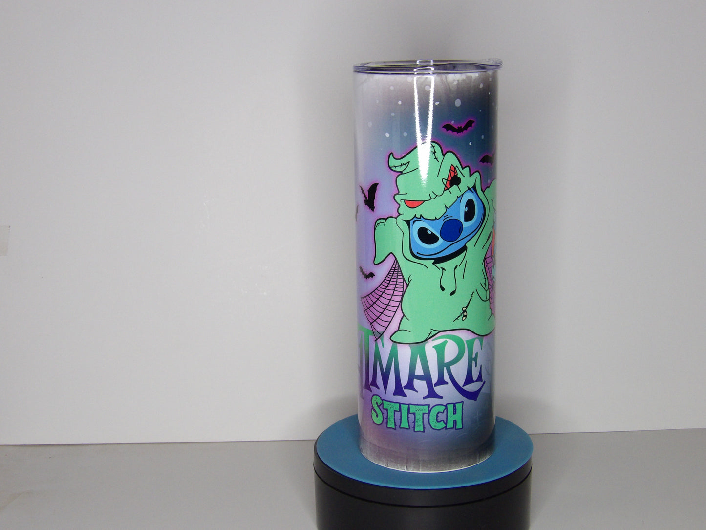 Yellow 31-Nightmare Stitch 20oz Tumbler – Halloween Vibes Meets Adorable Chaos