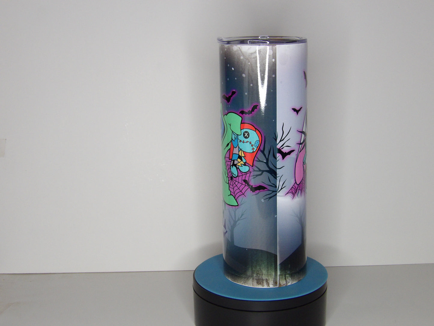 Yellow 31-Nightmare Stitch 20oz Tumbler – Halloween Vibes Meets Adorable Chaos