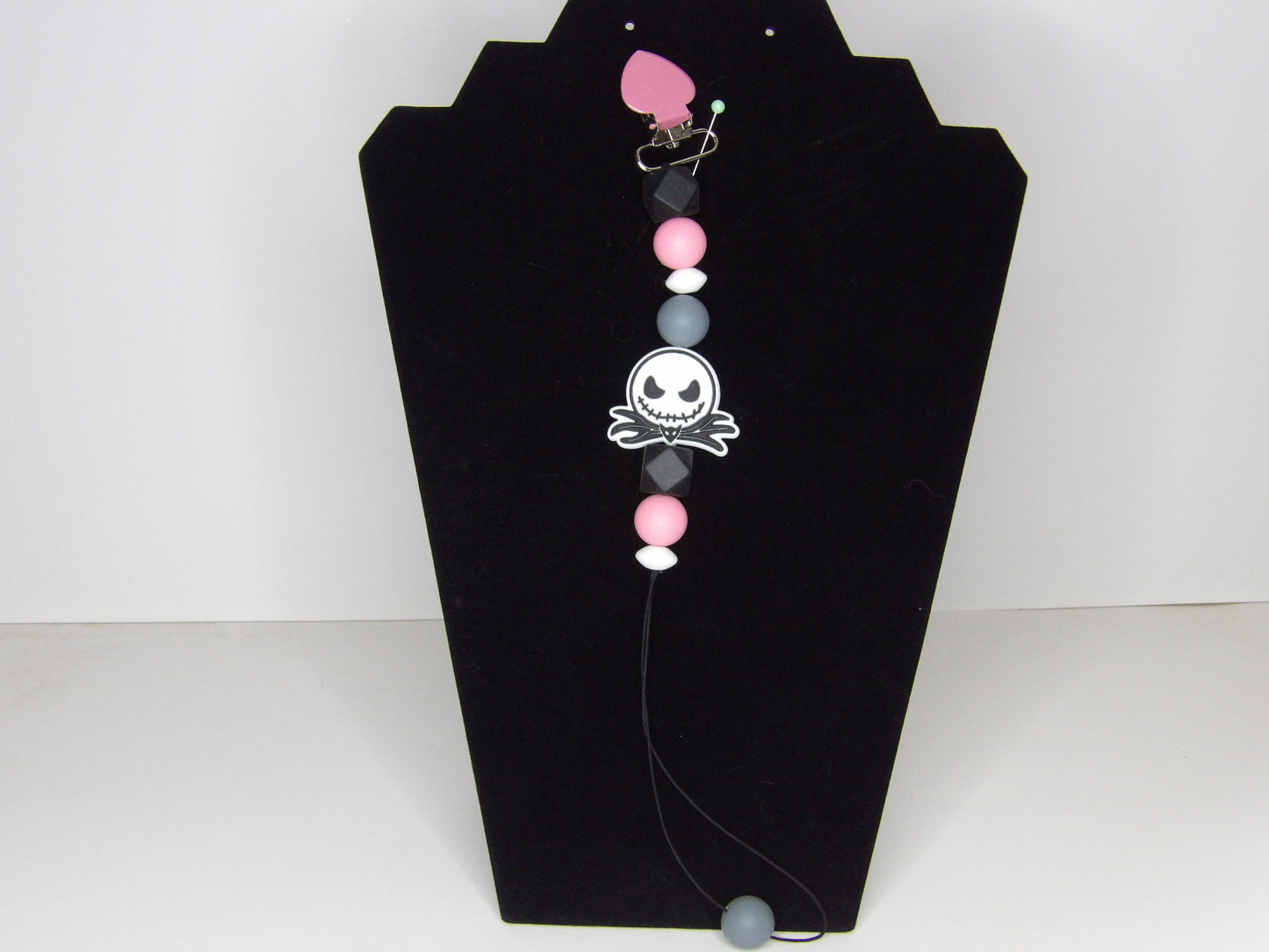 Handmade Silicone and Beaded Pacifier Clip – Cute and Functional Pacifier Holder, USA Made