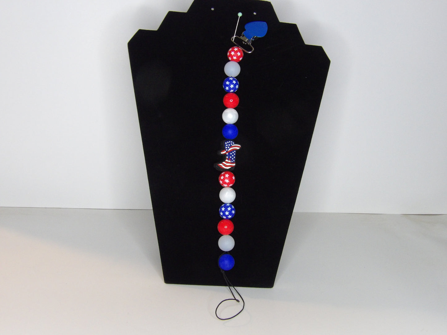 Handmade Silicone and Beaded Pacifier Clip – Cute and Functional Pacifier Holder, USA Made