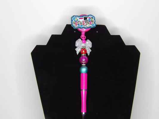 Handmade Beaded Pen Reels – Made in the USA – Unique Focals & Colors