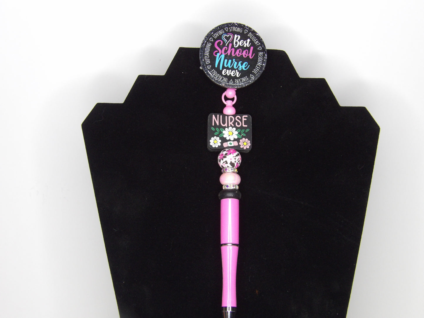 Handmade Beaded Pen Reels – Made in the USA – Unique Focals & Colors