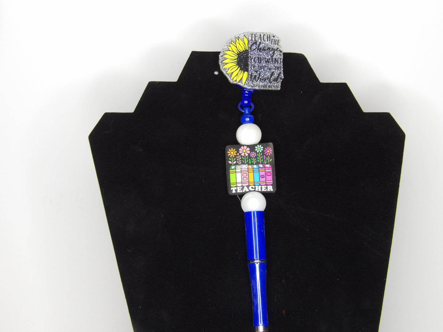 Handmade Beaded Pen Reels – Made in the USA – Unique Focals & Colors