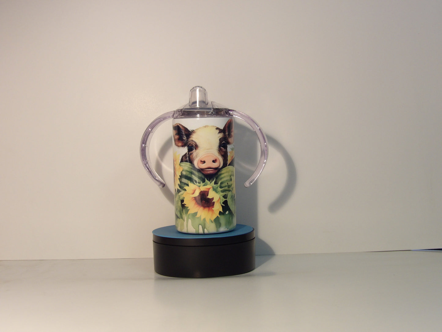Personalized Kids Sippy Cup with Lid & Straw