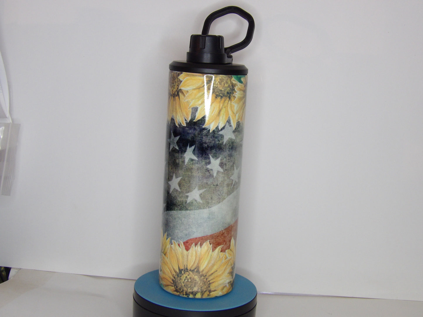 Water Bottle Tumbler 20 oz– Insulated Drink Bottle with Lid | Handmade Stainless Steel Travel Bottle
