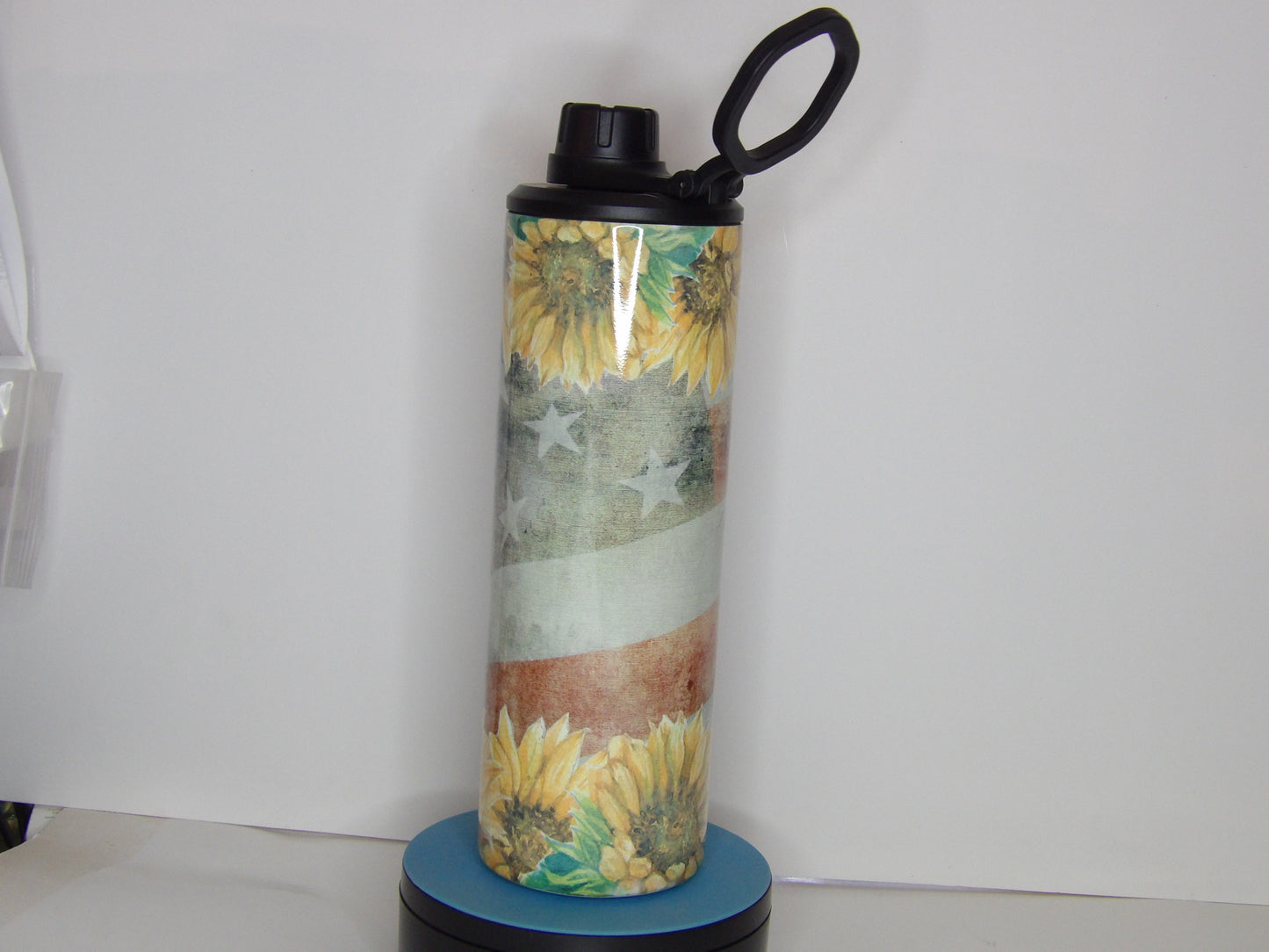 Water Bottle Tumbler 20 oz– Insulated Drink Bottle with Lid | Handmade Stainless Steel Travel Bottle