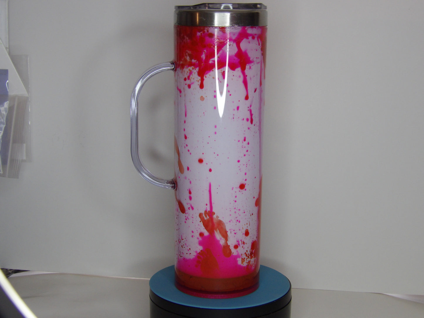 20oz Snow Globe Handled Mug – Handmade in the USA
