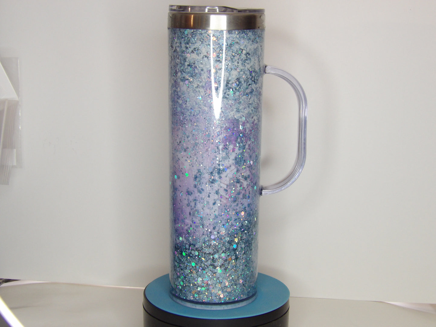 20oz Snow Globe Handled Mug – Handmade in the USA