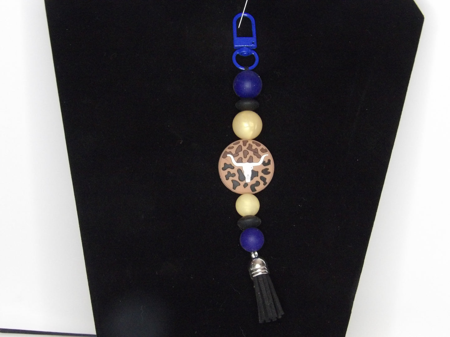 Beaded School Spirit Zipper Pull – Handmade in the USA