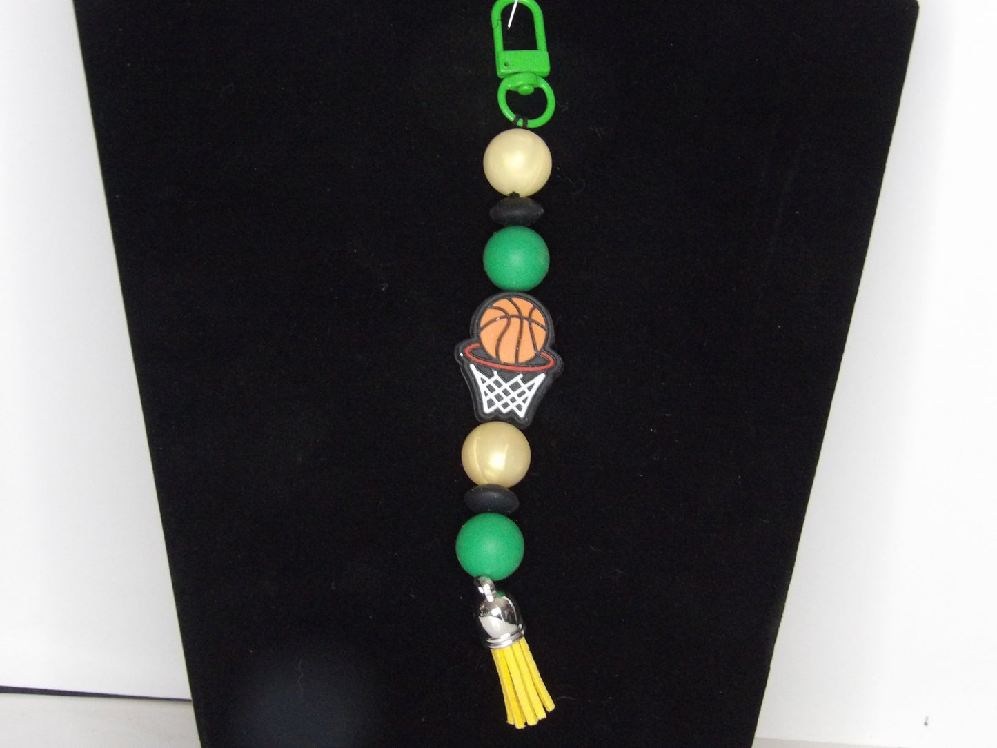 Beaded School Spirit Zipper Pull – Handmade in the USA
