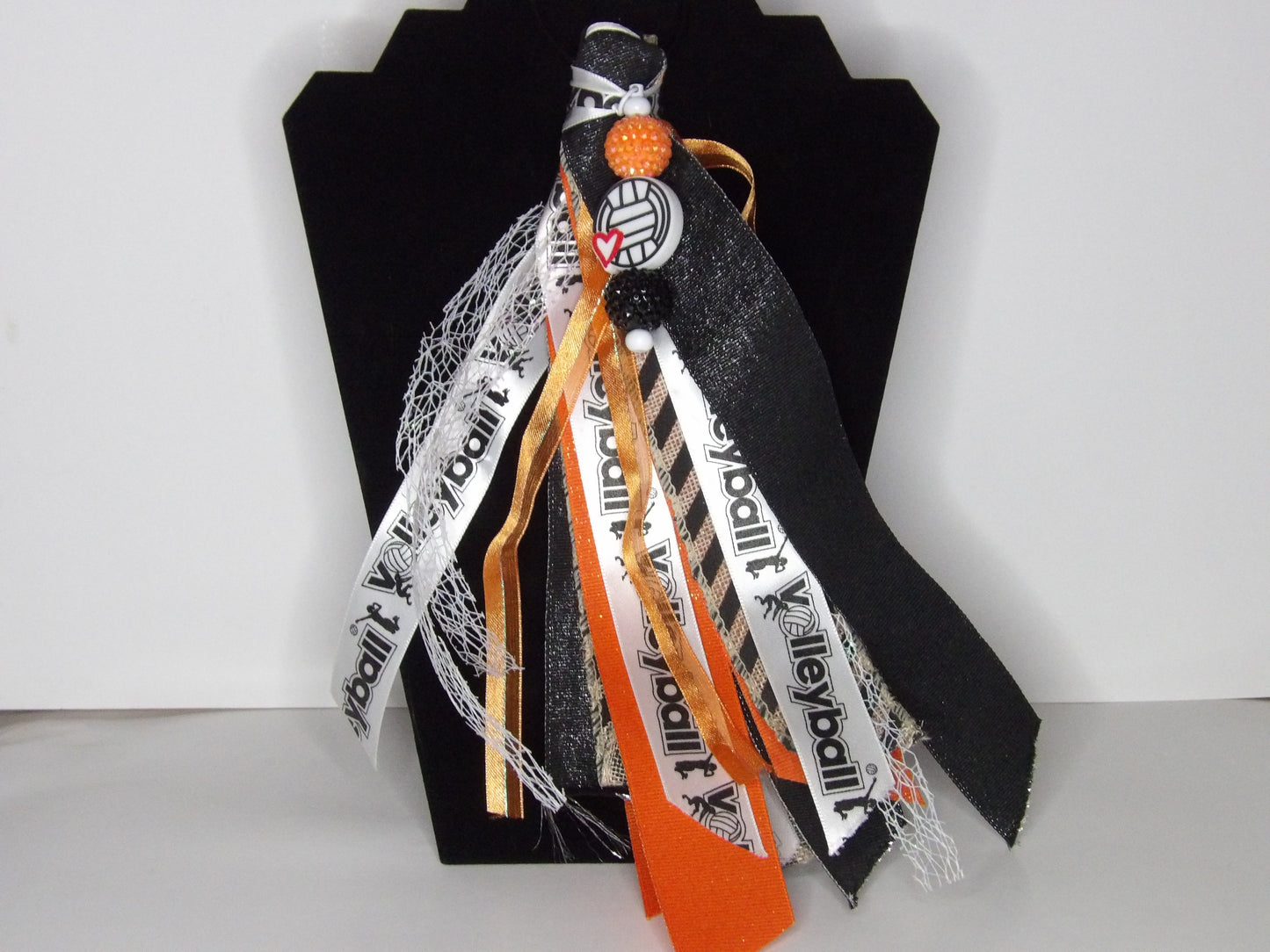 Beaded School Spirit Bag Tag – Handmade in the USA