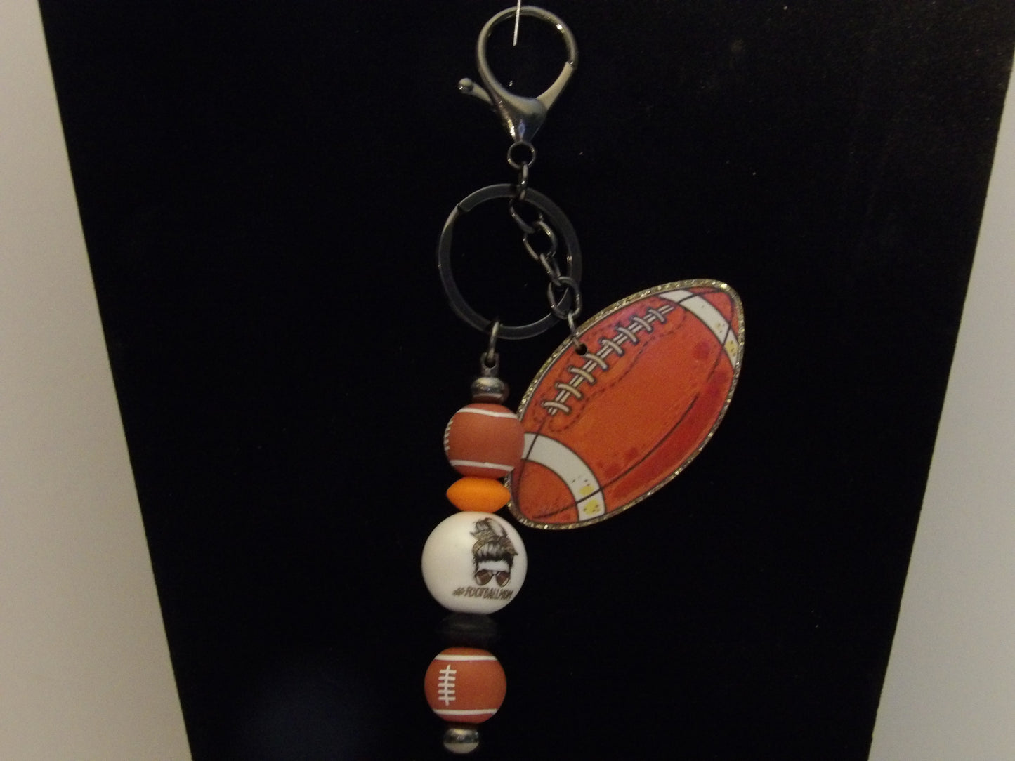 Beaded Sports & School Spirit Keychains – Handmade in the USA