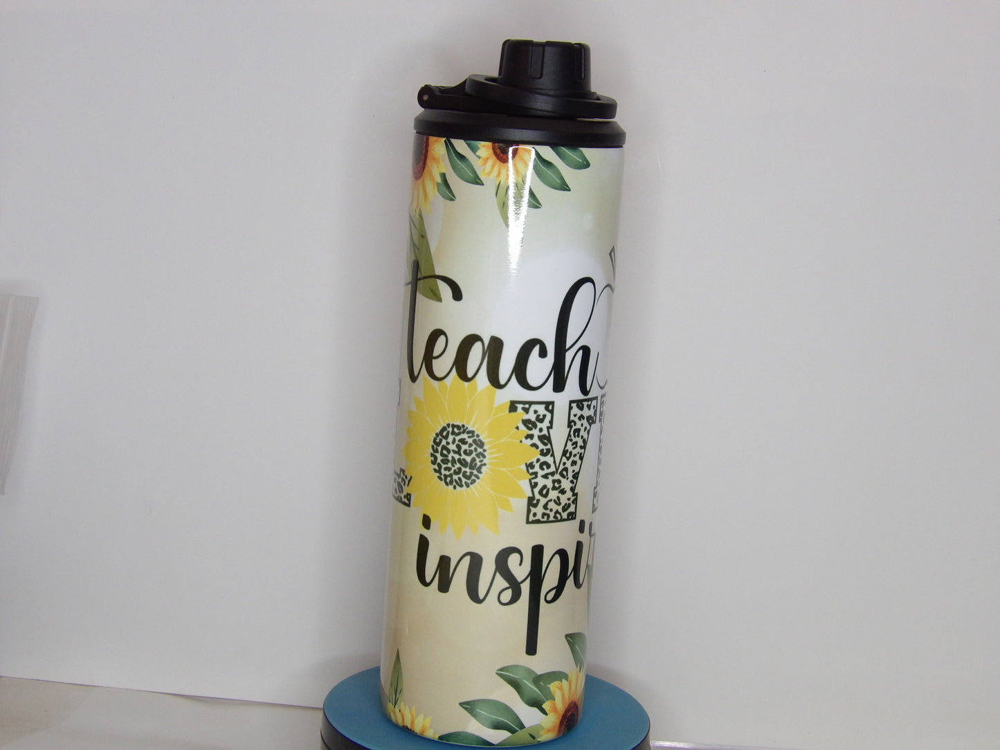 Water Bottle Tumbler 20 oz– Insulated Drink Bottle with Lid | Handmade Stainless Steel Travel Bottle
