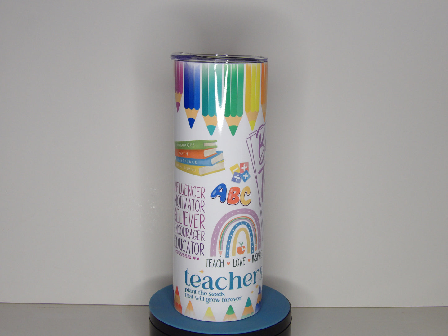 Pink 34-Best Teacher Ever – 20 oz Sublimated Tumbler