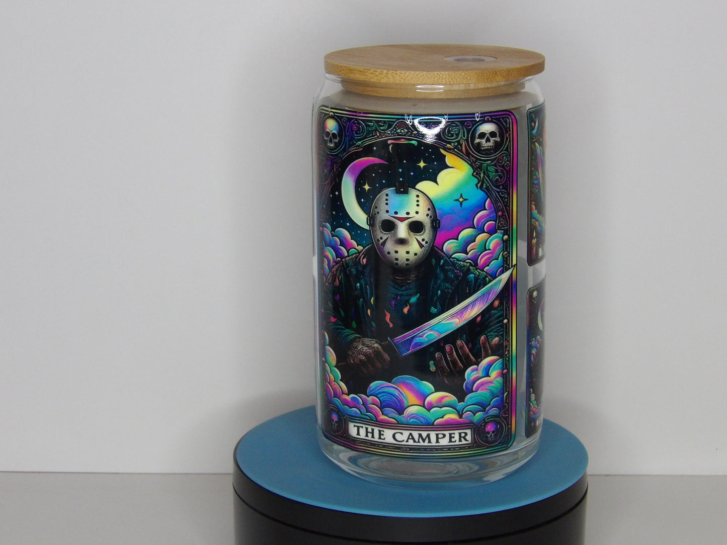 Yellow 29-The Camper | 16oz Glass Can Tumbler