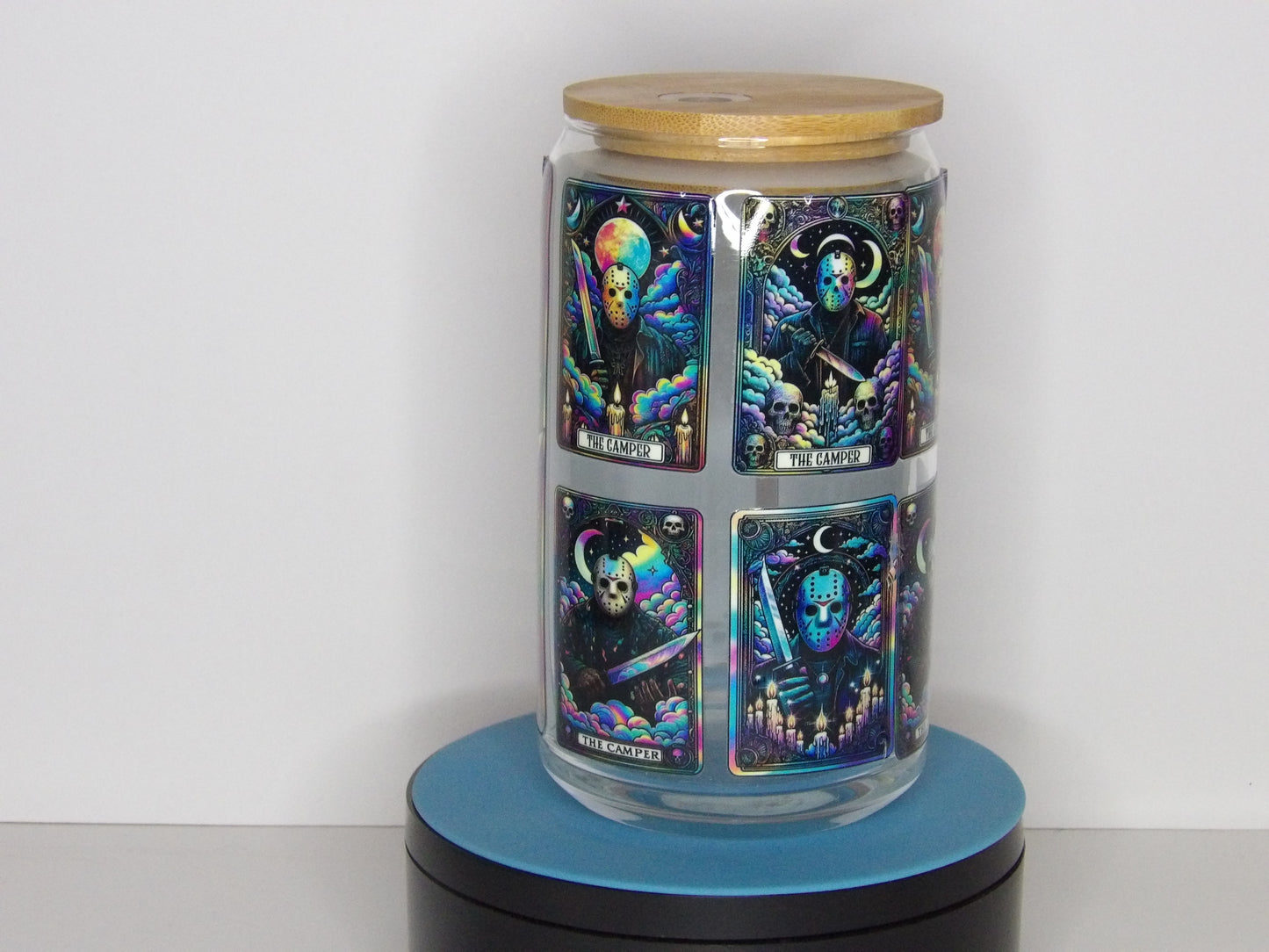 Yellow 29-The Camper | 16oz Glass Can Tumbler