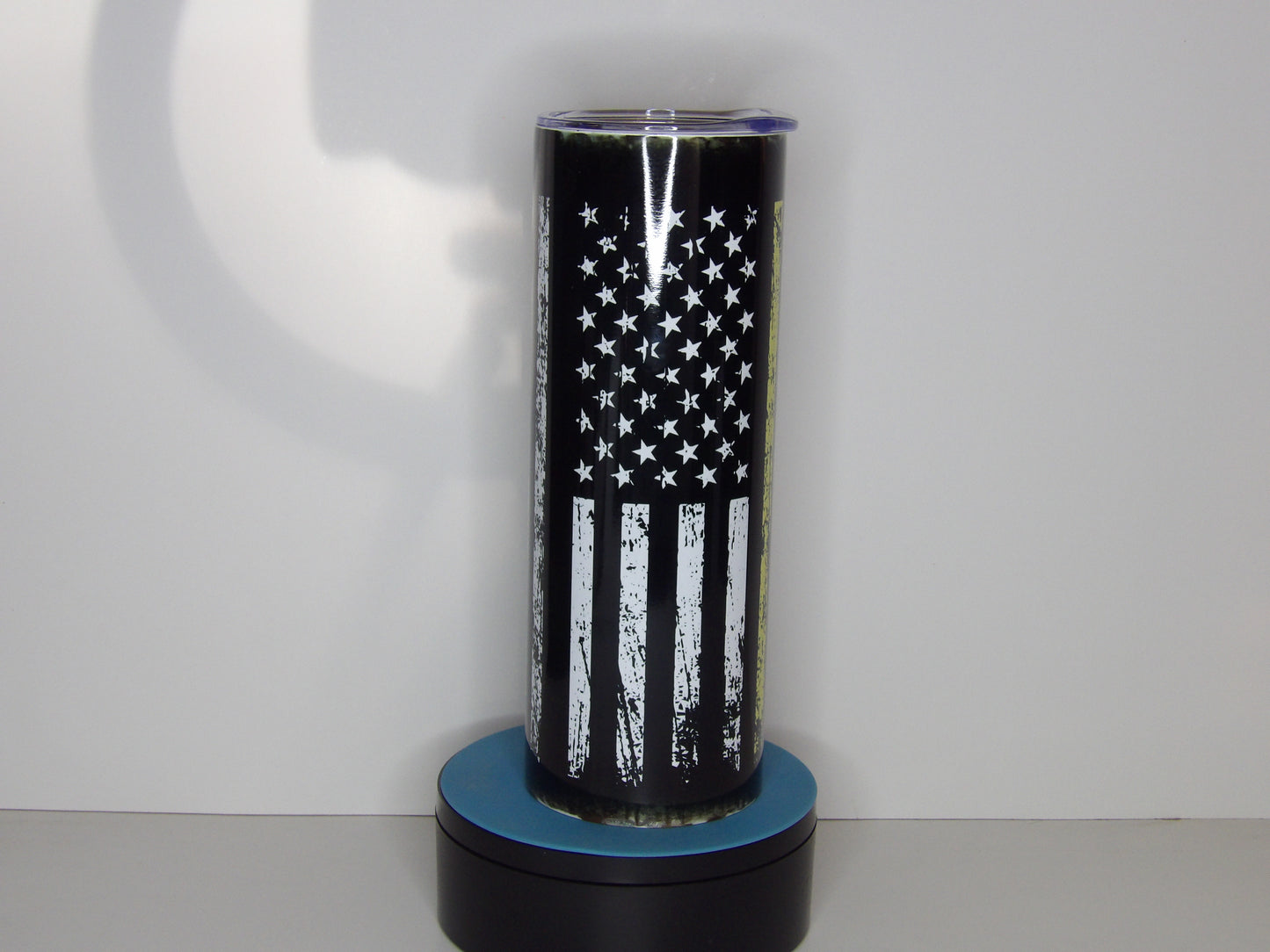 Pink 29-20oz Thin Yellow Line Dispatcher Tumbler – Patriotic Flag Design