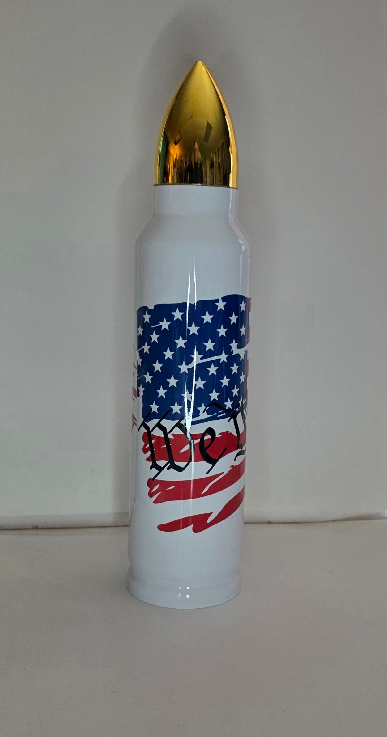 32oz Bullet-Style Thermos – “Big Rack” Hunting Design – Handmade in the USA