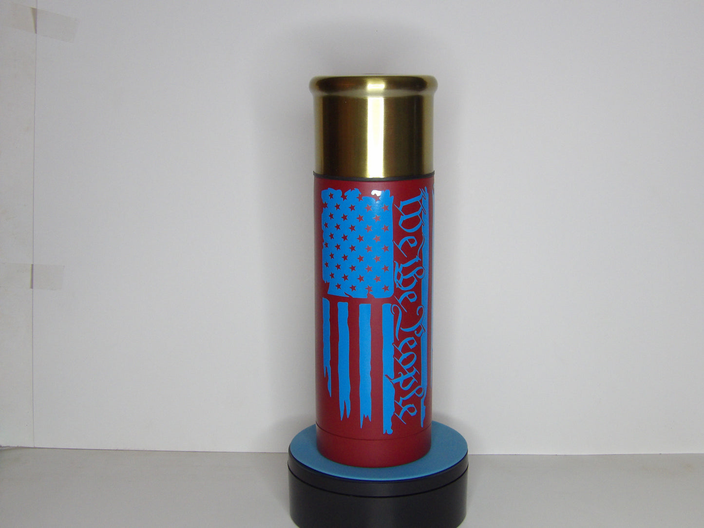 Shotgun Shell Thermos – Handmade Stainless Steel Travel Bottle