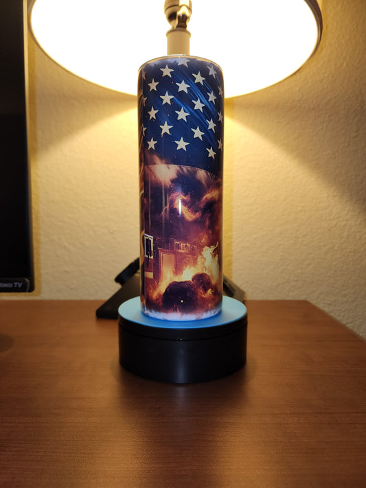 Firefighter Tumbler – Hero in the Flames